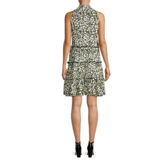 Tommy Hilfiger Floral Multi-Color Tiered Shift Dress Size 6 Womens Sleeveless - Picture 13 of 13